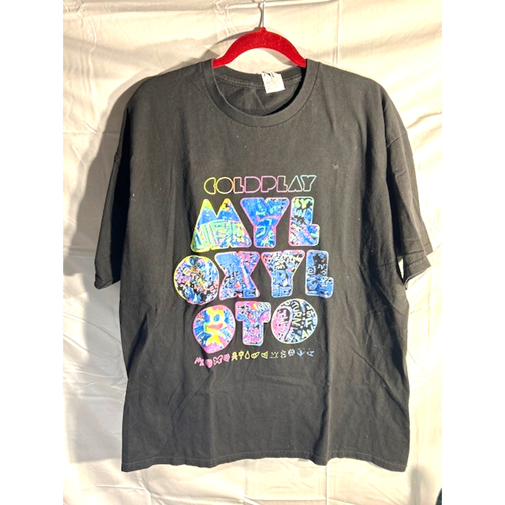 Coldplay MYLO XYLOTO T-Shirt 2012 Concert Tour Tee- XL